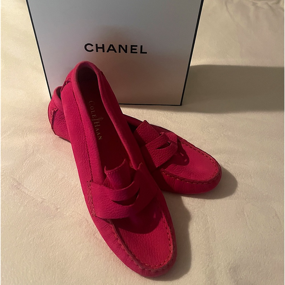 NWOT l Cole Haan Fuchsia Pink  Loafer Shoe